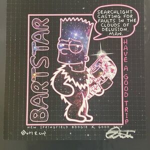 Bartstar Blotter Art Print SN xx/50 w/ COA Bicycle Day 2024